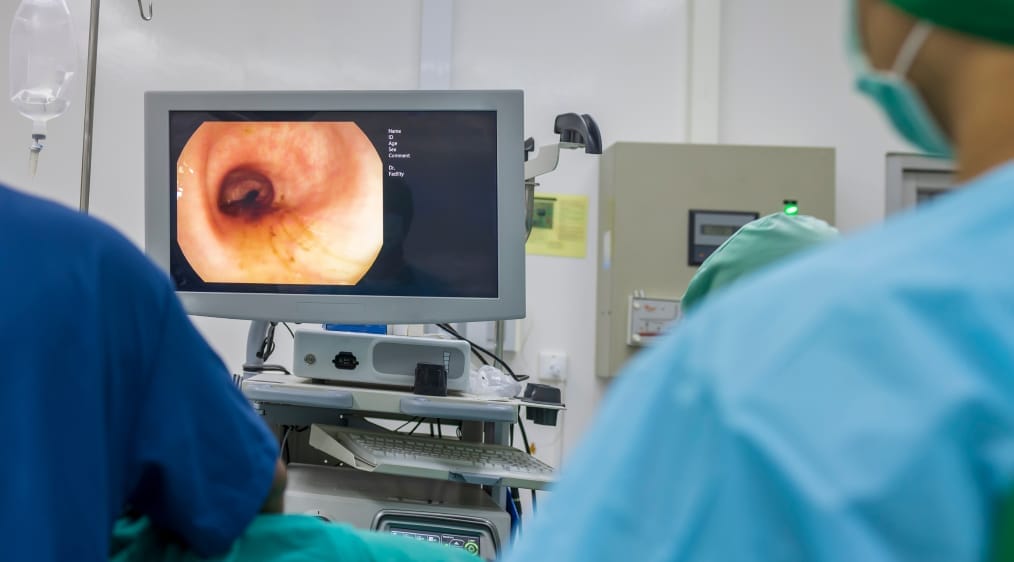 Endoscopy at CT Scan at Sri Balaji Hospital, Chennai.